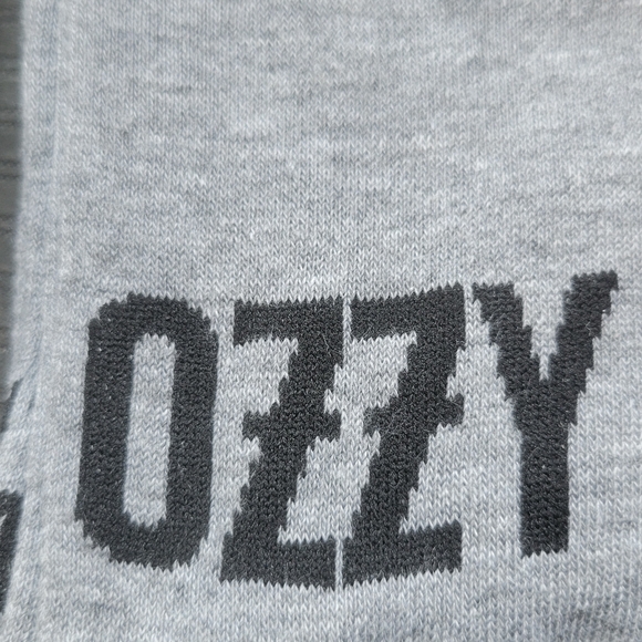 Ozzy Osbourne One Size Unisex Socks NWT Gray Black Fits US 7-12 - Picture 3 of 5